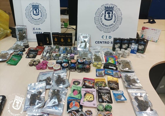 Productos requisados por la Policía Municipal