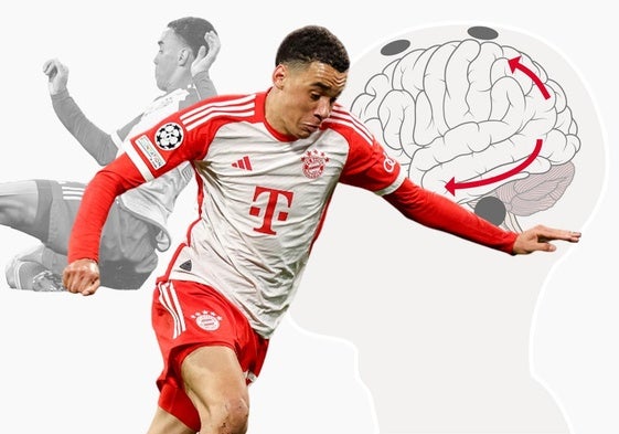 Jamal Musiala, la estrella del Bayern de Múnich.