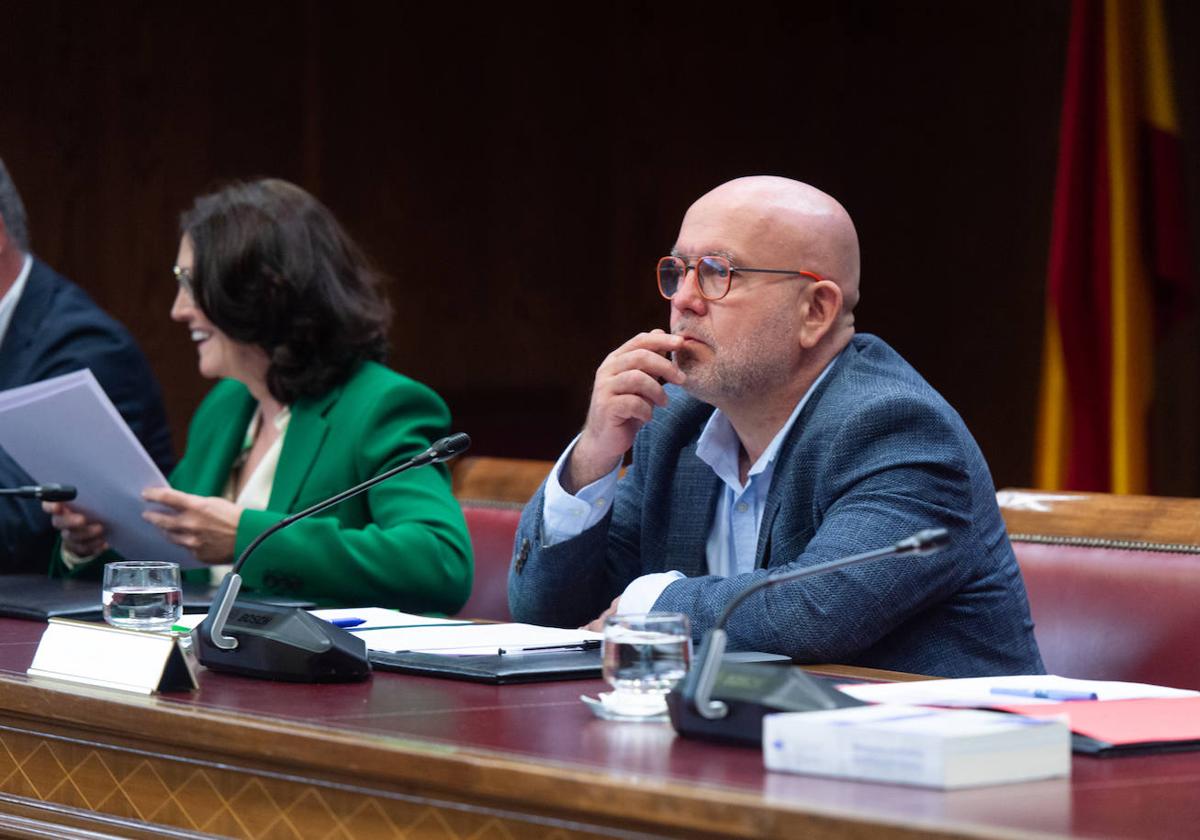 Gonzalo Boye, durante su comparecencia en el Senado.