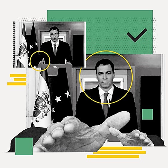¿Qué esconden los gestos de Pedro Sánchez en su discurso?
