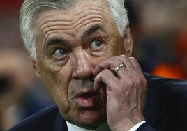 Carlo Ancelotti, entrenador del Real Madrid.