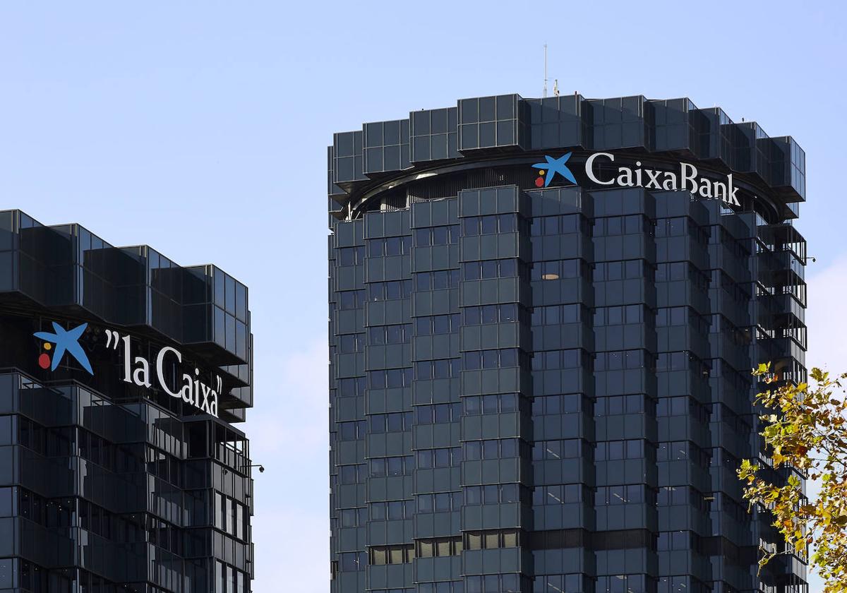 Sede corporativa de CaixaBank en Barcelona.