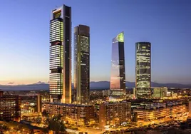 Distrito financiero de Madrid.