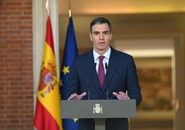 El presidente del Gobierno, Pedro Sánchez.