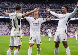 Brahim pone la música al alirón del Real Madrid