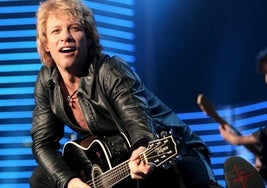 Jon Bon Jovi, en una actuación en Dusseldorf, en 2006.