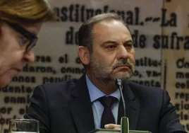 José Luis Ábalos comparece en la 'comisión Koldo' del Senado.
