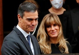 Begoña Gómez y su marido, el presidente Pedro Sánchez.