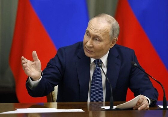 Vladímir Putin, durante una sesión de su Gobierno.