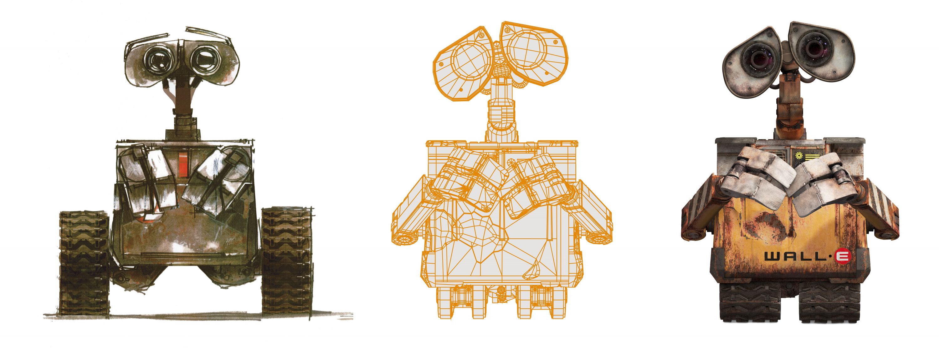 Proceso de creación de Wall-e.