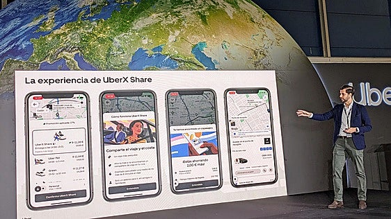 Uber venderá billetes de tren y ya permite compartir coche con desconocidos para viajes más económicos