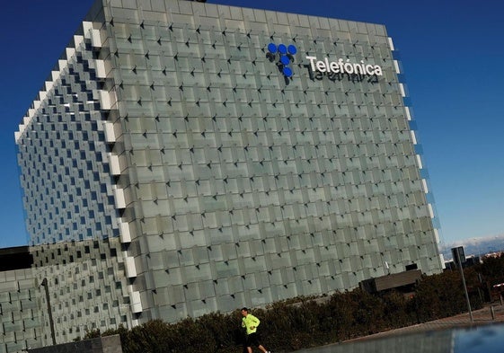 La sede de Telefónica en Madrid.