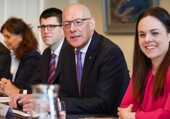 El ministro principal de Escocia, John Swinney, ha presidido este viernes en Edimburgo su primera reunión de gabinete.