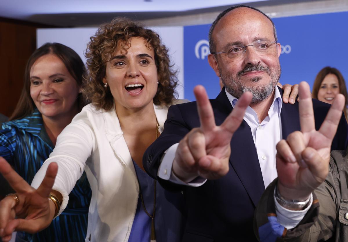 Alejandro Fernández, candidato del PP, tras conocerse el resultado de las elecciones.