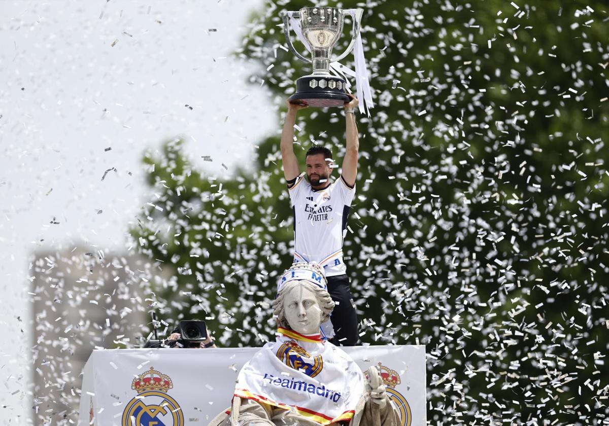 La fiesta de celebración del título de Liga del Real Madrid, en imágenes