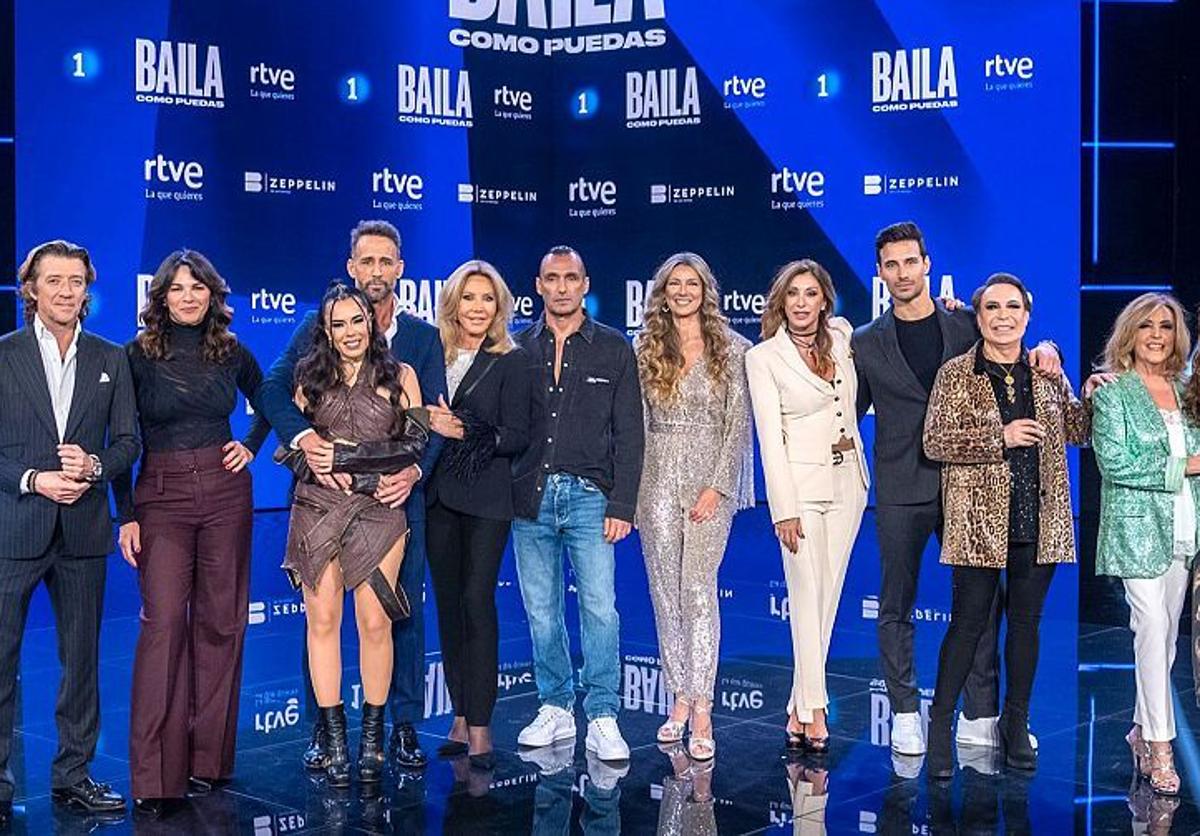 Foto de familia de 'Baila como puedas'