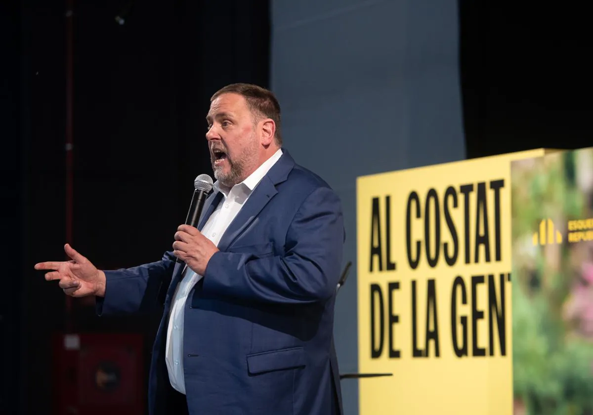 El líder de Esquerra Republicana, Oriol Junqueras