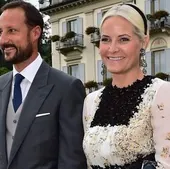 Los príncipes Haakon y Mette-Marit