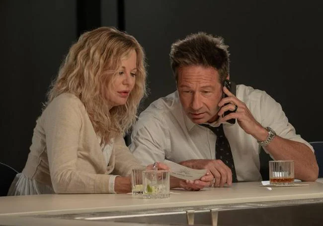 Meg Ryan y David Duchovny en 'Lo que sucede después'.