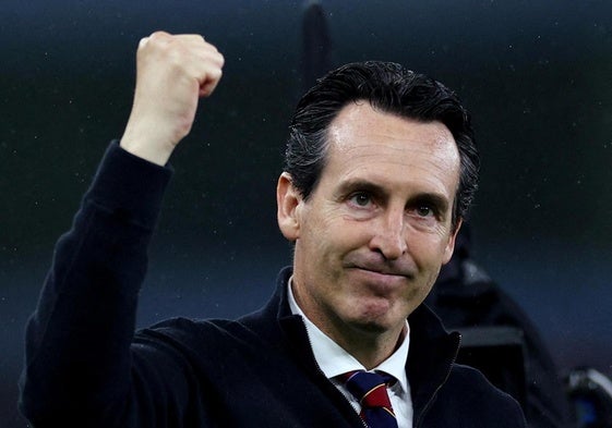 Unai Emery, tras clasificar al Aston Villa para la Champions.