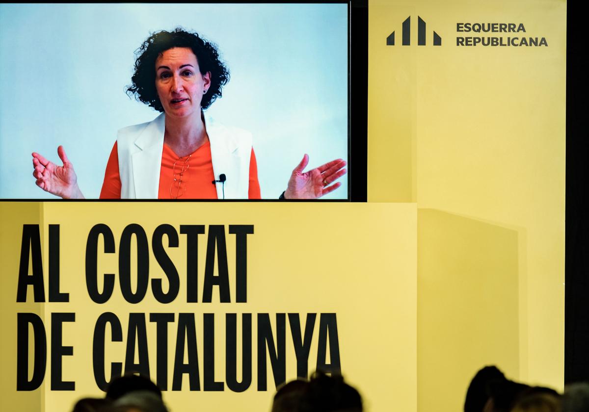 Marta Rovira, quien ha anunciado que no se presentará a la reelección, toma el mando de ERC.