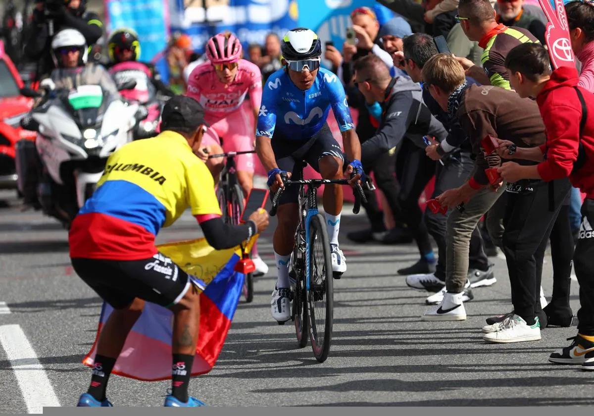 Pogacar atrapa a Quintana a dos kilómetros de meta para irse a por el triunfo.