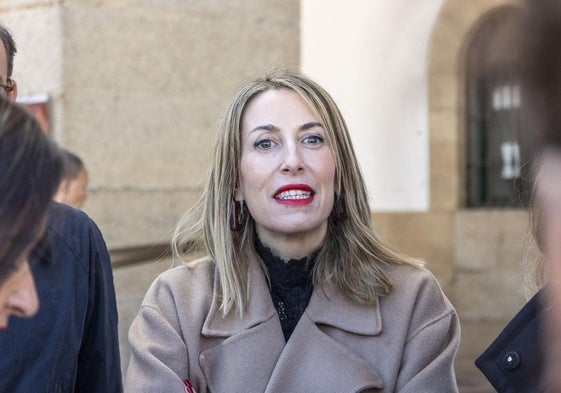 María Guardiola, presidenta de la Junta de Extremadura