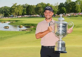 Xander Schauffele ha logrado la victoria con más golpes bajo par de la historia de los 'majors' (-21).