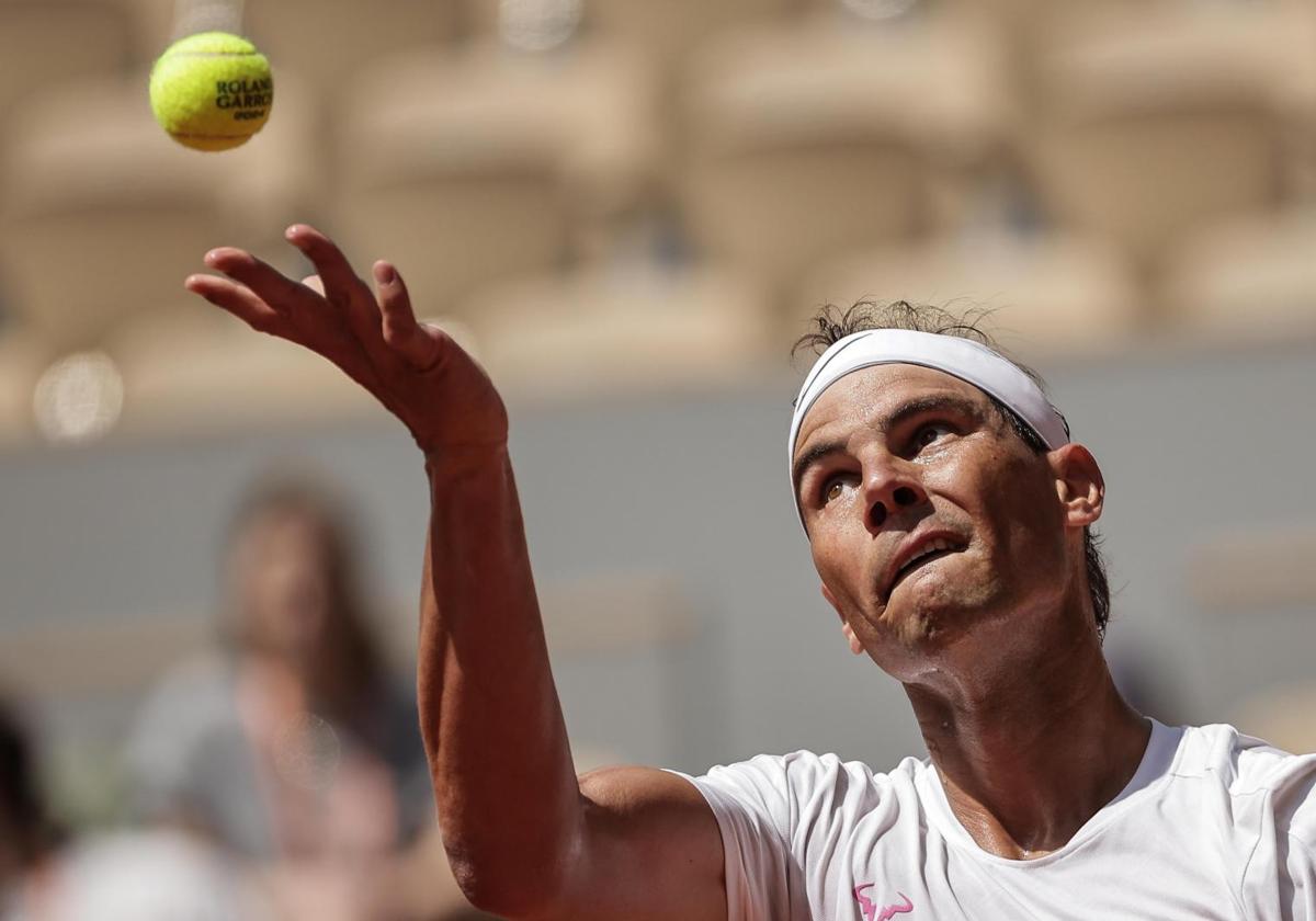 Rafa Nadal sigue preparando su participación en Roland Garros.