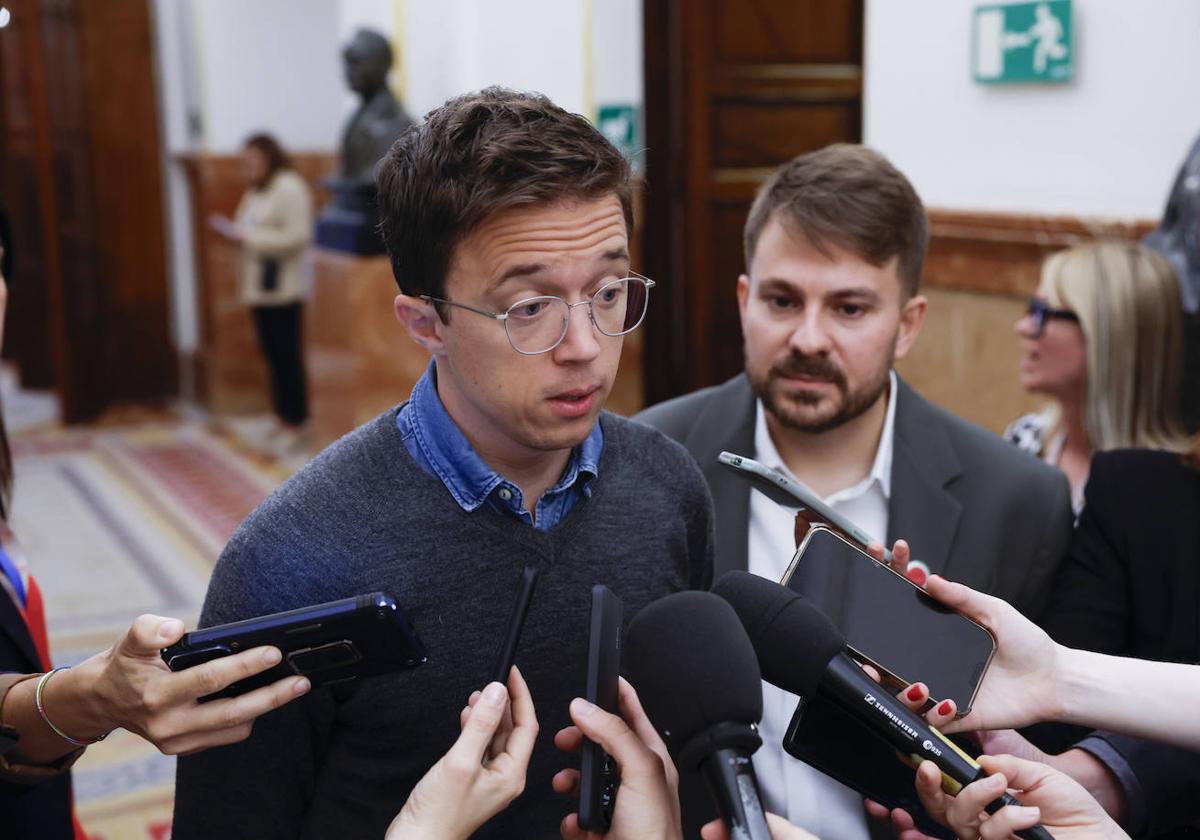 Íñigo Errejón, portavoz de Sumar.