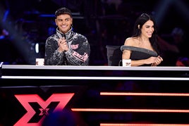 Lali Expósito y Abraham Mateo en el programa 'Factor X'