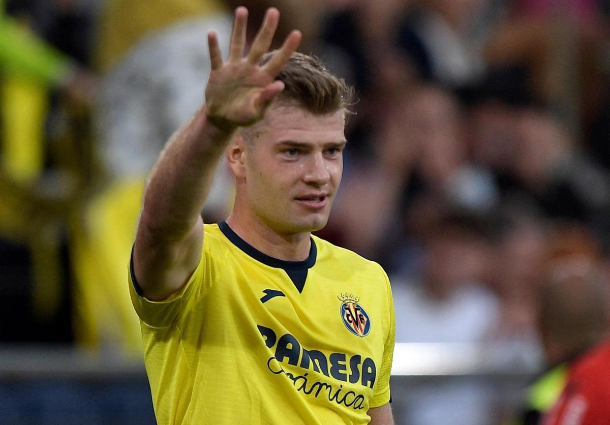 Alexander Sorloth celebrando un gol