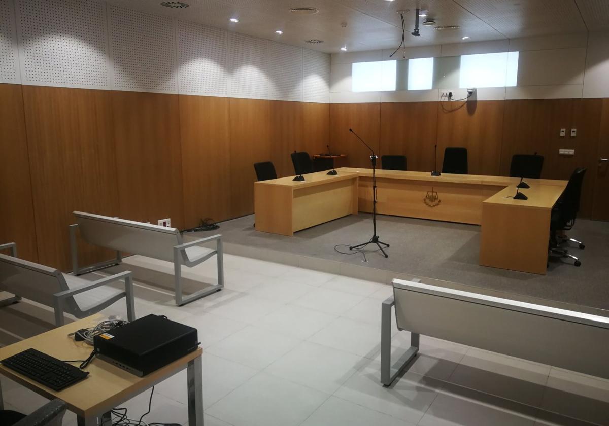 Sala del juicio.