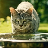 Ésta es la mejor fuente de agua para gatos de Amazon