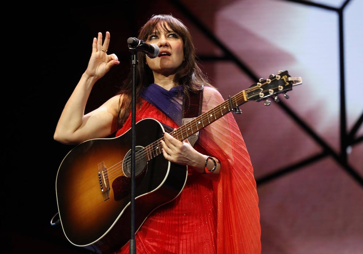 Eva Amaral, durante una actuación en Málaga el año pasado.