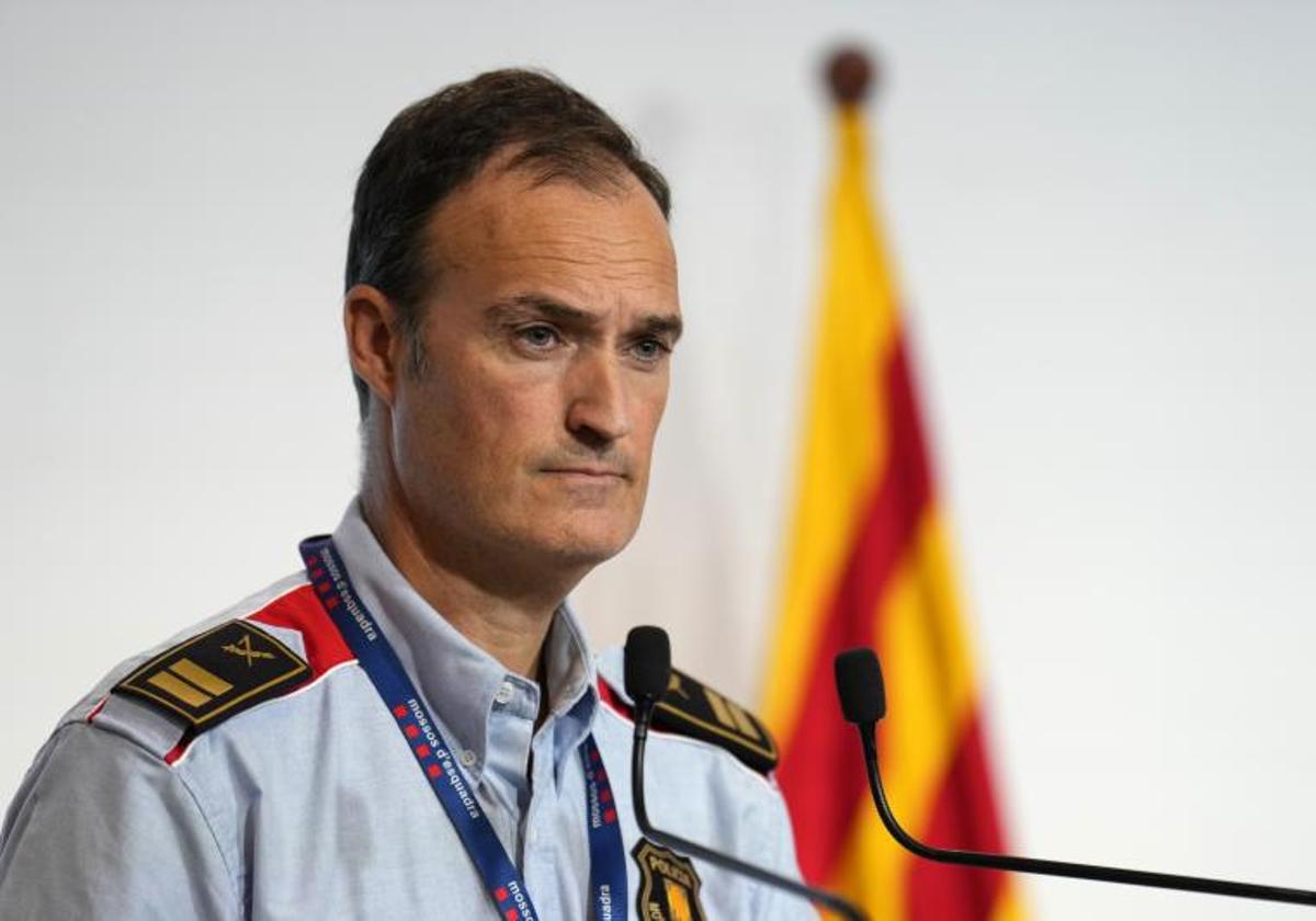 El comisario jefe de los Mossos d´Esquadra, Eduard Sallent.