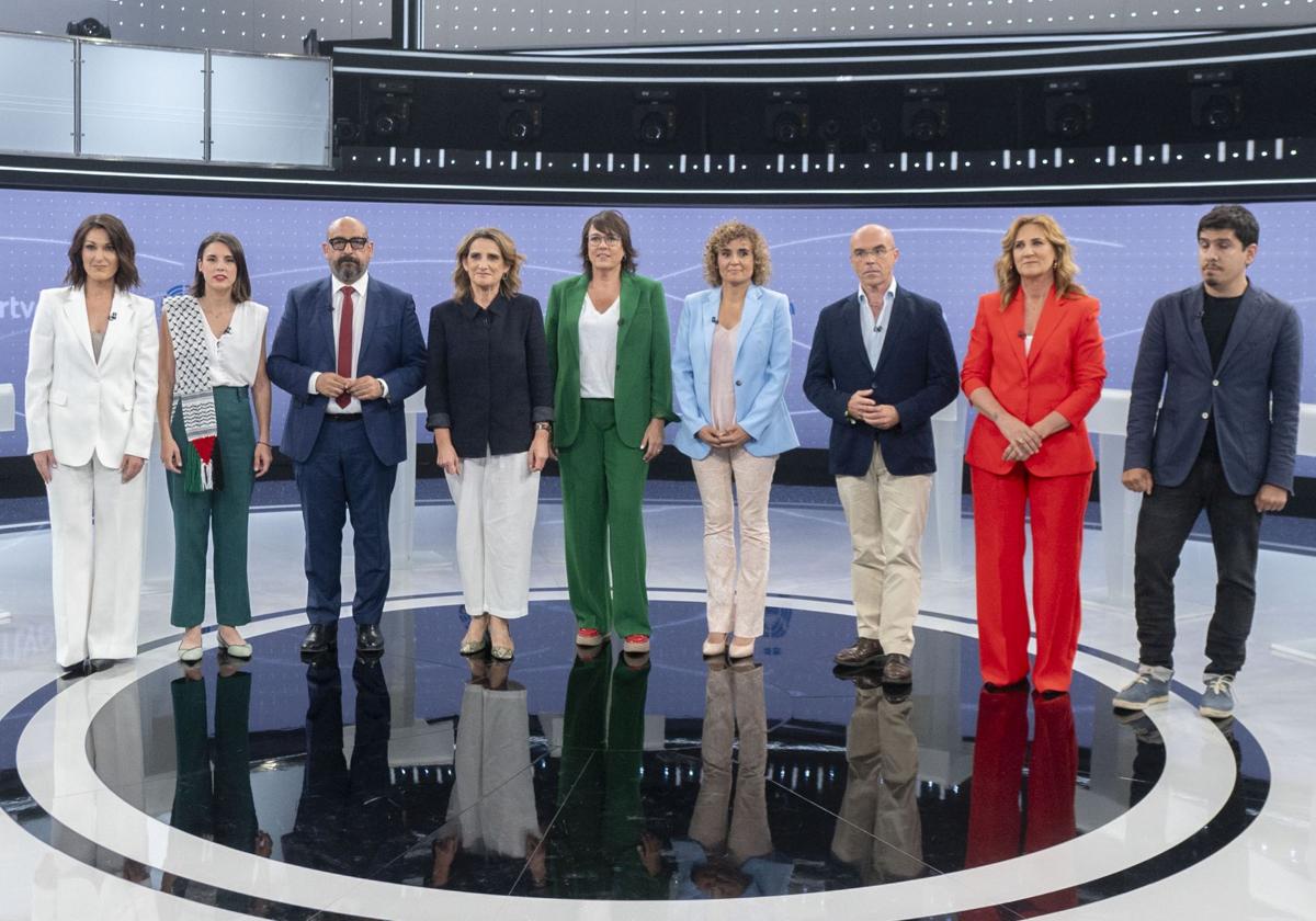 El pulso PSOE-PP se diluye en un debate disperso que se caldea con la inmigración