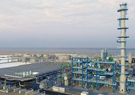 Planta de la refinería de Cepsa en Palos, Huelva.