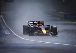 Max Verstappen, en el circuito Gilles Villeneuve.