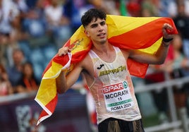 McGrath, con la bandera de España