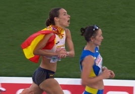 Laura García-Caro, la marchadora que perdió 'in extremis' la medalla de bronce de los 20 kilómetros en el Europeo de Roma.