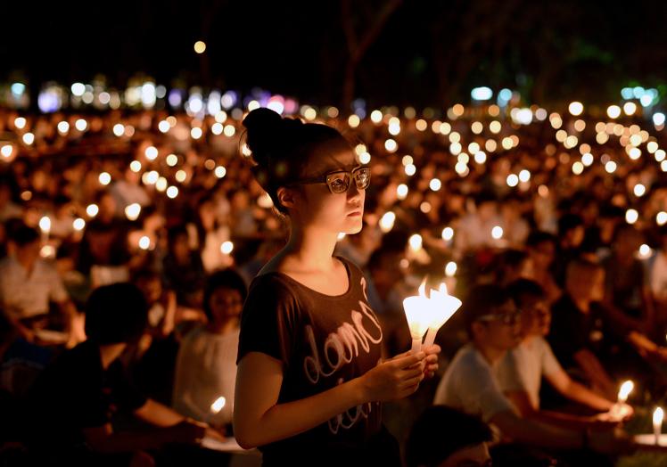 Hong Kong, Tiananmen kurbanlarının anıldığı tek Çin şehriydi.  Öyleydi.