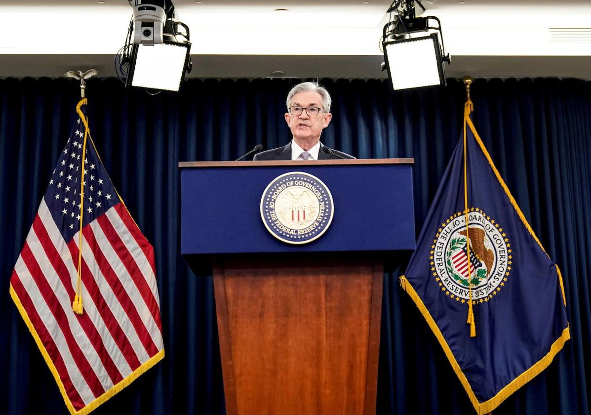 EL presidente de la Reserva Federal (Fed), Jerome Powell.