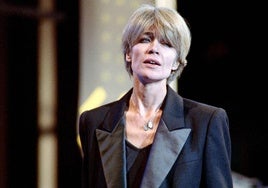 La cantautora Françoise Hardy.