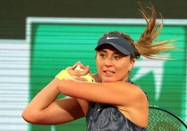 Paula Badosa, durante su reciente participación en Roland Garros.