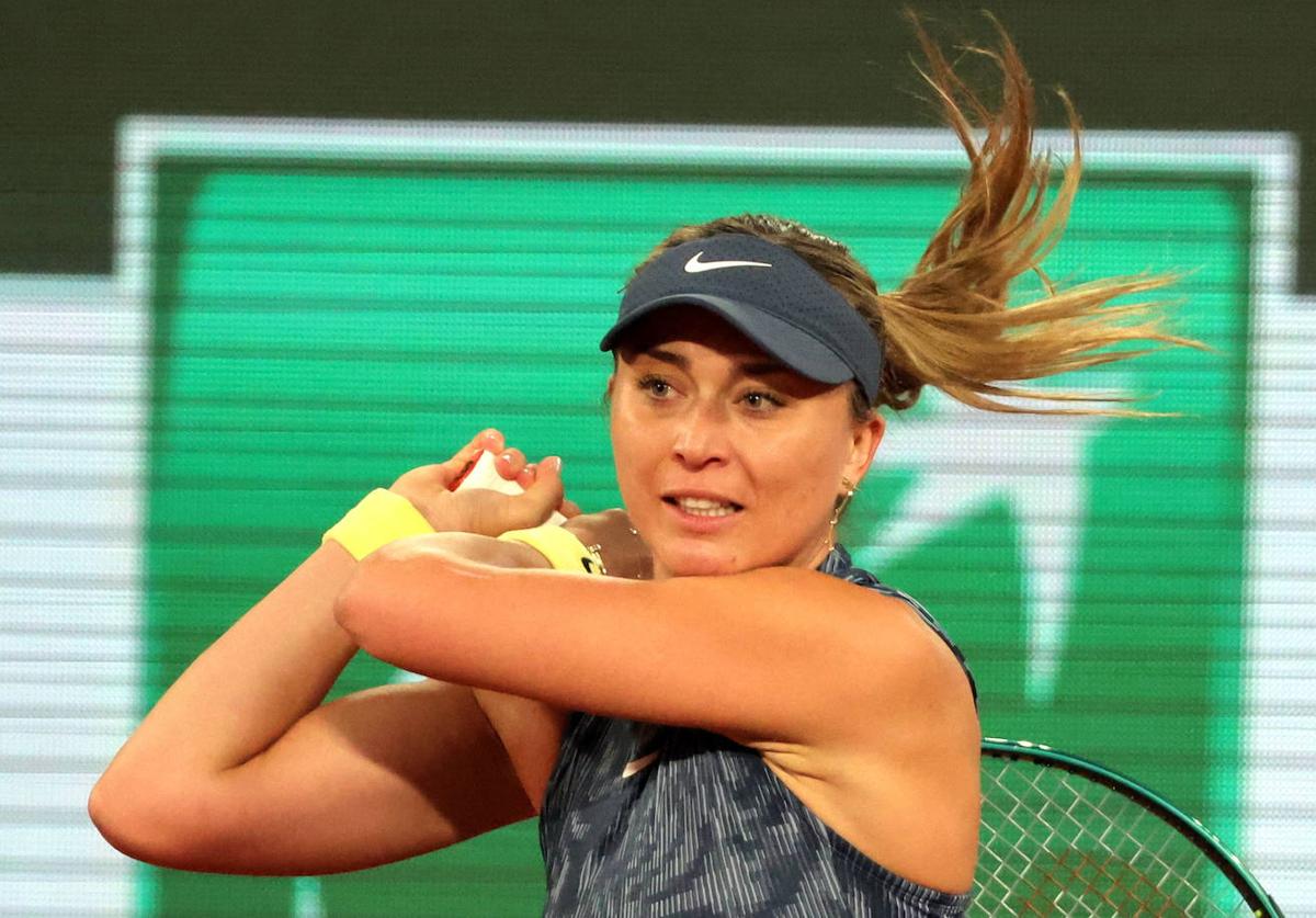 Paula Badosa, durante su reciente participación en Roland Garros.