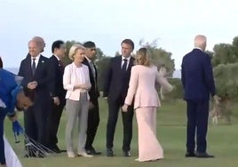 Meloni sale al rescate de Biden que sufre un nuevo despiste en la cumbre de G7