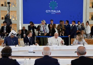 El Papa pide en el G7 que la Inteligencia Artificial no se utilice como arma bélica