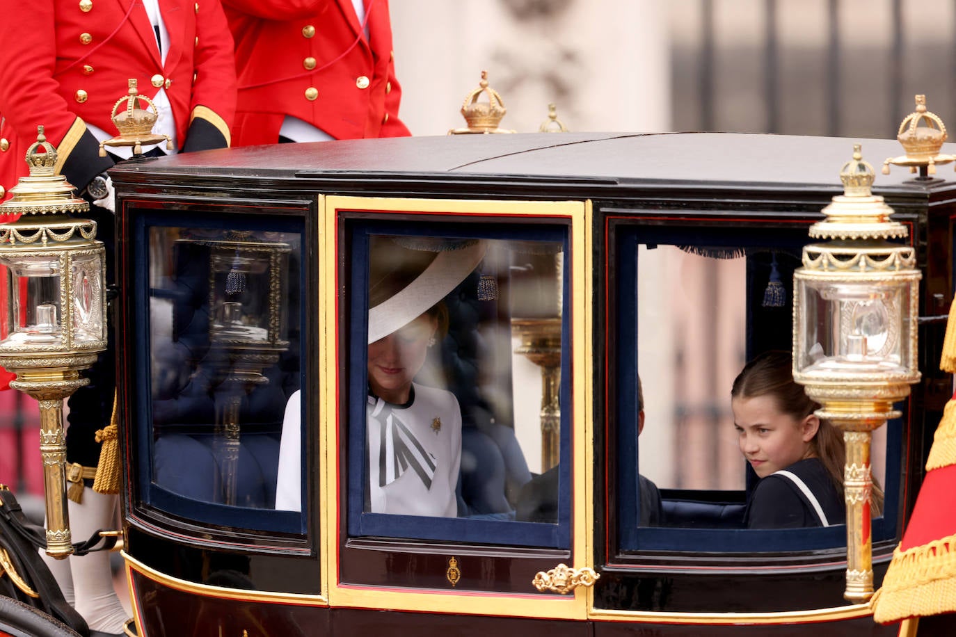 La princesa de Gales, en el Trooping the Colour en honor al Rey Carlos III.