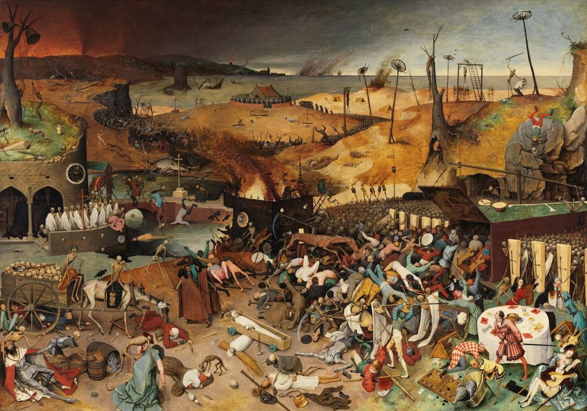 'El triunfo de la muerte', una obra Bruegel el Viejo, que se exhibe en el Museo del Prado.